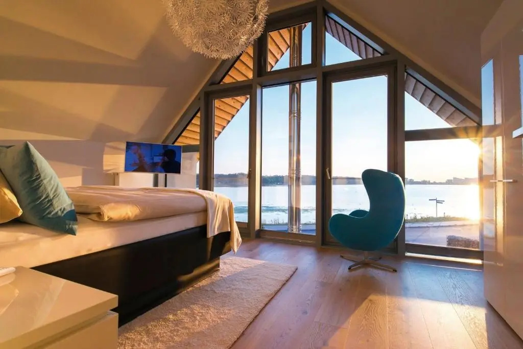 Ostsee - Reetdachhaus Nr 3 "Südstrand Lodge Marina-Bay" im Strand Resort