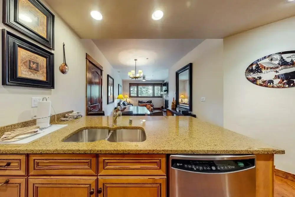 Luxury 2 Bedroom Ski in, Ski out Condo in Breckenridge with Shared Pool, Hot Tub, Arcade, and Bar