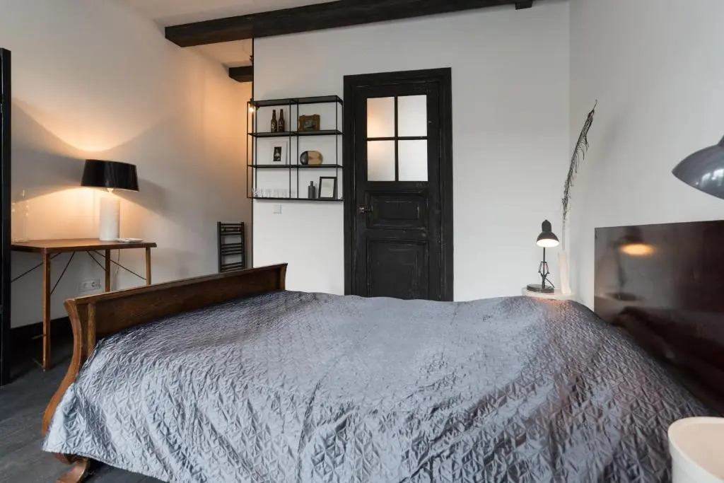 JoyJoyJoy the Black Beauty ecolicious studio in a canal house with French balcony with view on the canals