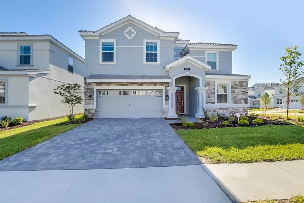 Beautiful 8bd Pool Spa Hm Champions Gate-1587pd 8 Bedroom Villa