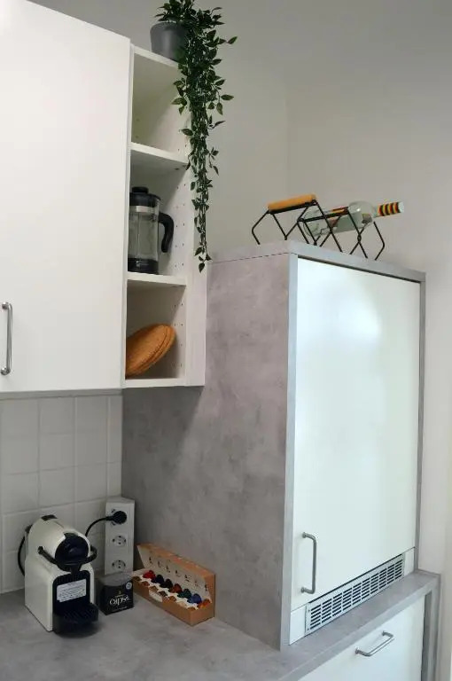 Gemütliches Studio mit Blick auf die Ottakringer Brauerei