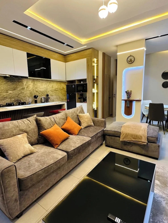 Orange Green Apartment