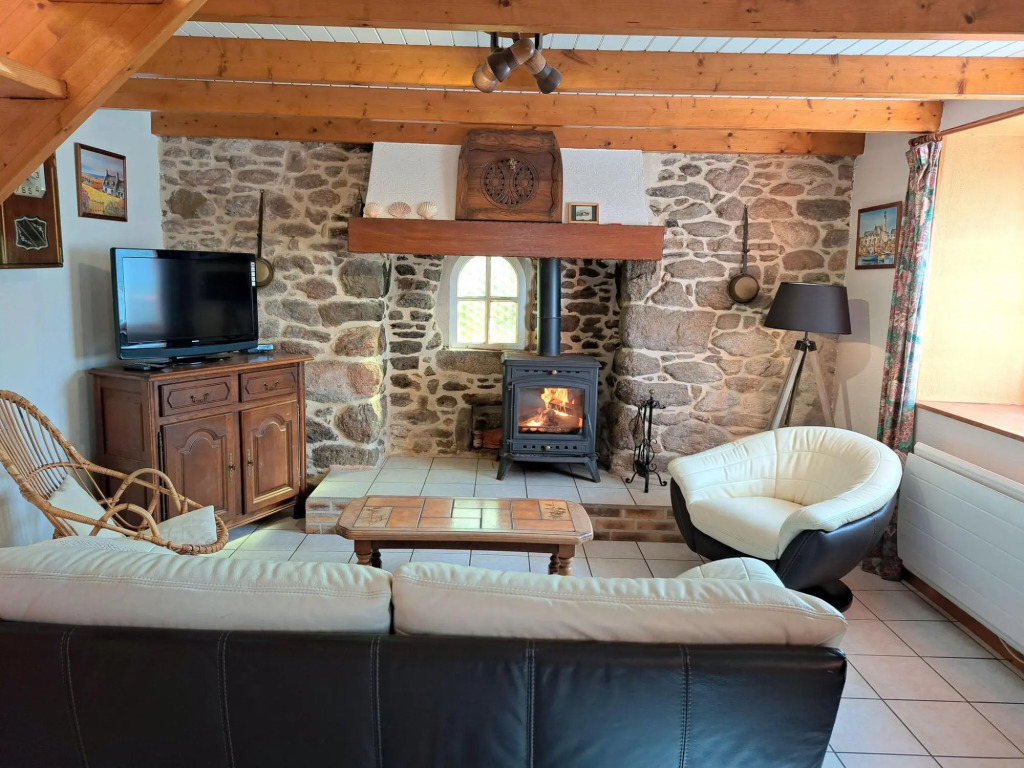 Stone House in Brittany Near Sandy Beaches