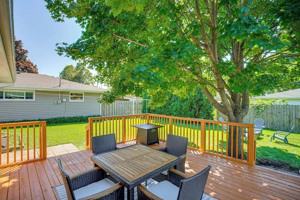 Large Backyard, Walk to Hospital: Sheboygan Abode!