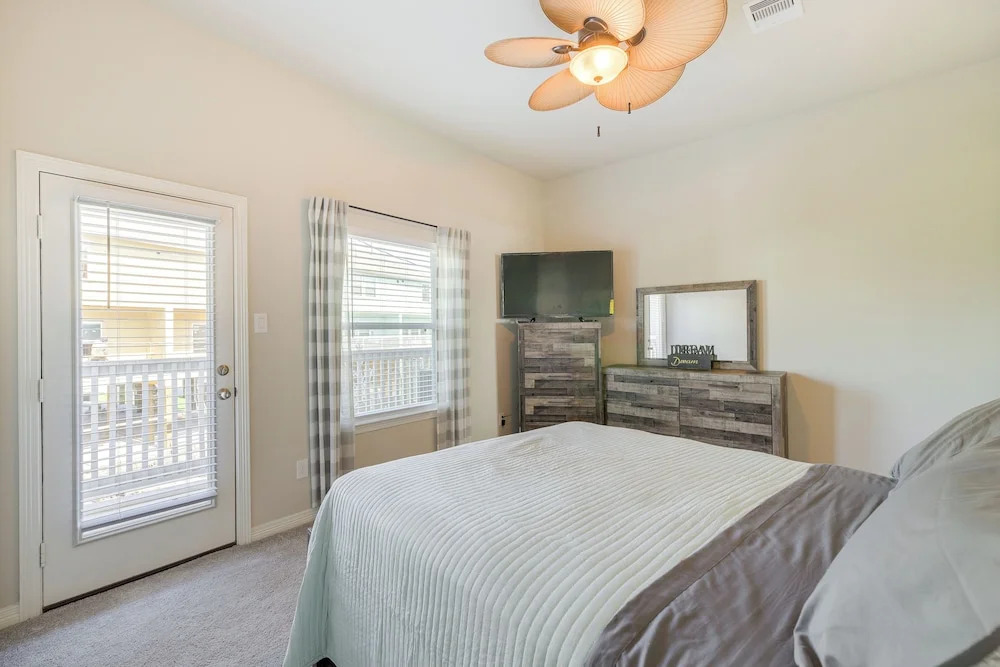 Bay-view La Porte Home Rental: Steps to Beach!