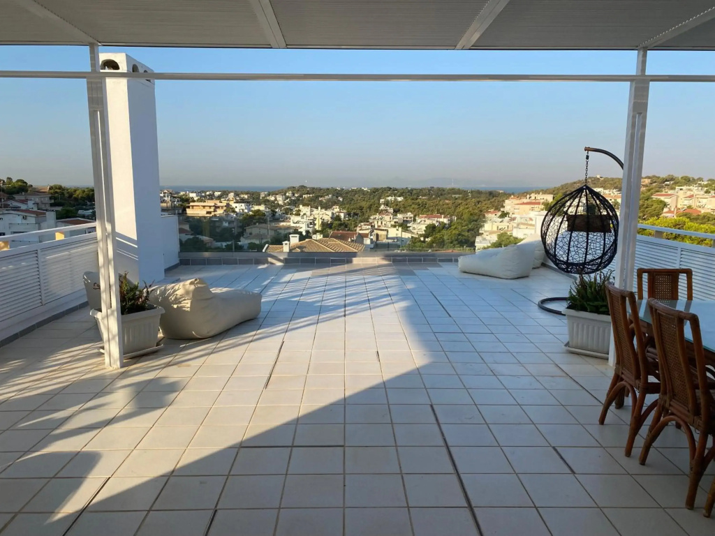 Villasonboard 3 Bed Penthouse Veranda Beach view jacuzzi Vouliagmeni Riviera