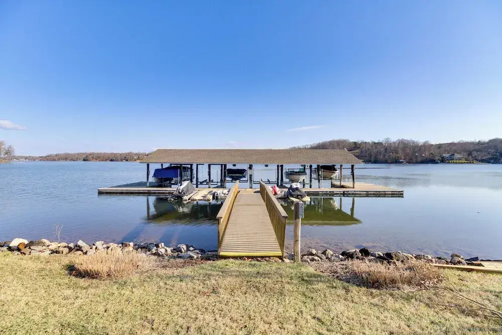 Lakefront Moneta Home w/ Community Dock!