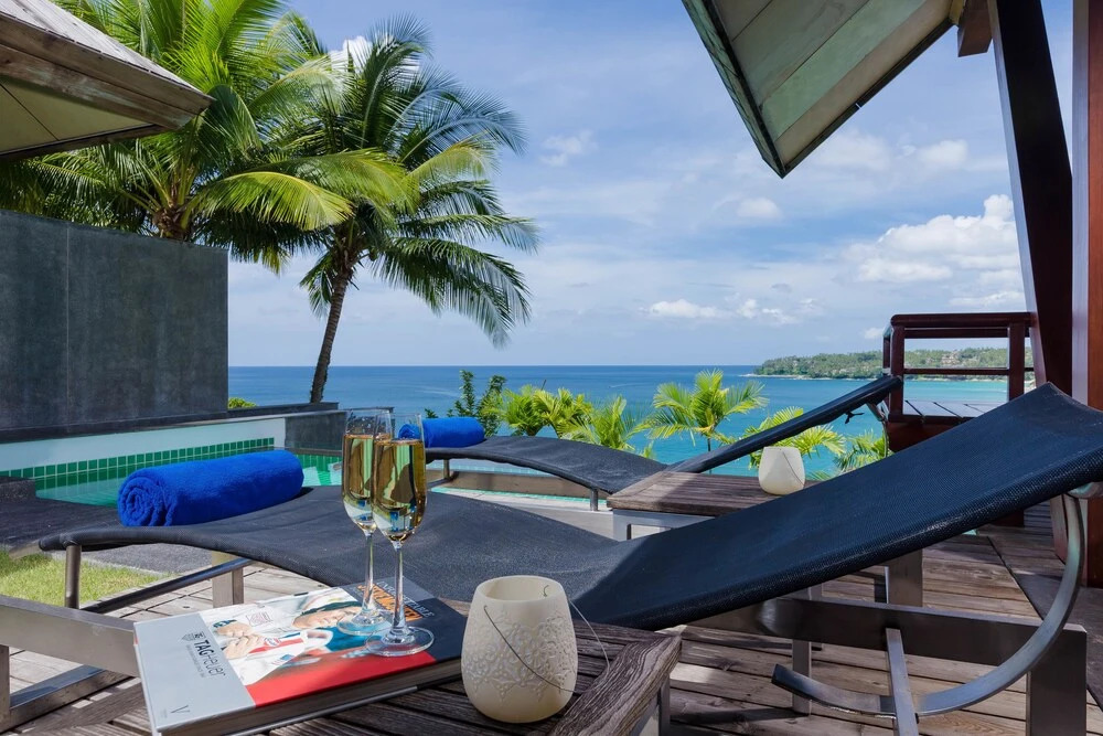Surin Beach Oceanfront Villa with Ocean and Beach views