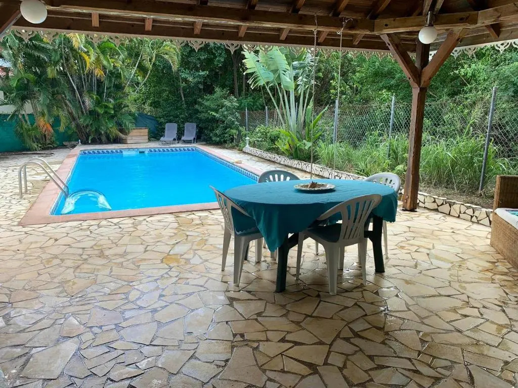 Villa d'une chambre avec piscine privee jardin clos et wifi a Sainte Luce a 1 km de la plage