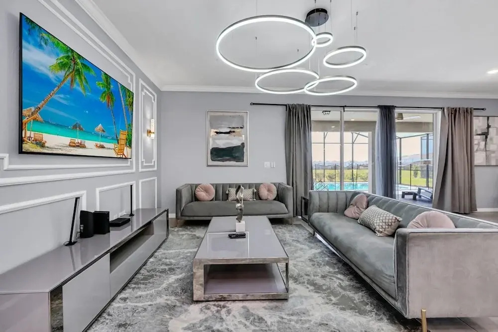 3727la - Brand New 10beds Villa at Windsor Island/pool/spa/firew