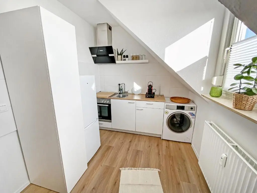 MILPAU Buer 2 - Modernes Apartment mit Queensize-Bett, Netflix, Nespresso, Waschmaschine & Smart TV