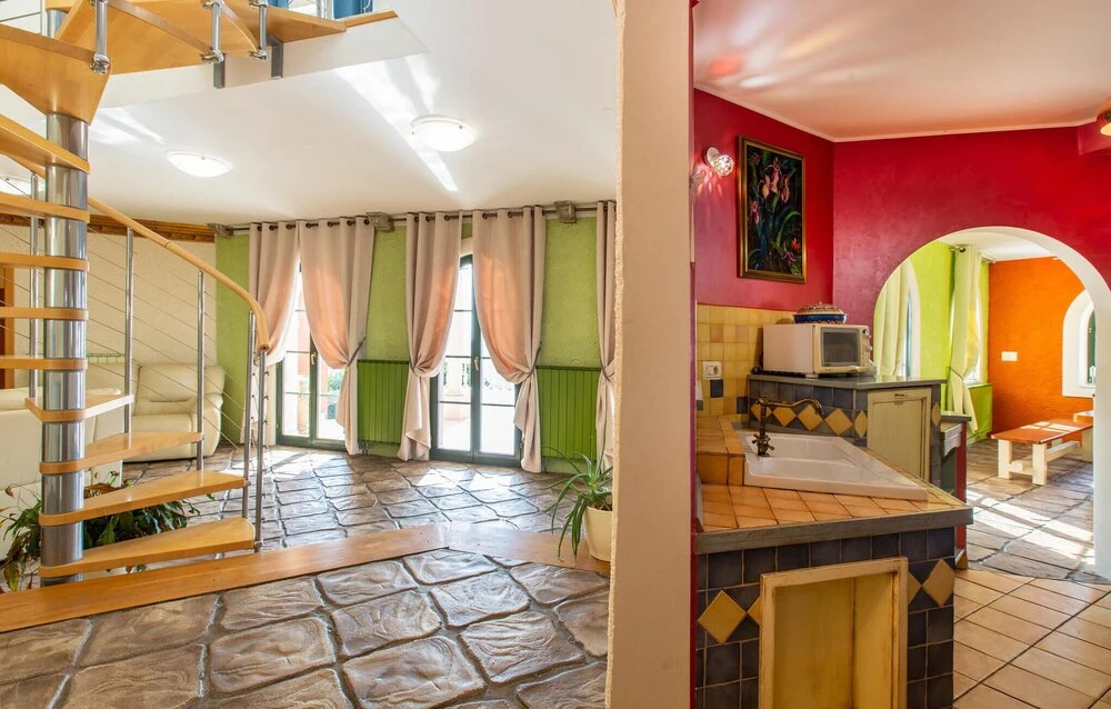 Awesome Home in Ankaran with Outdoor Swimming Pool, Hot Tub & 6 Bedrooms