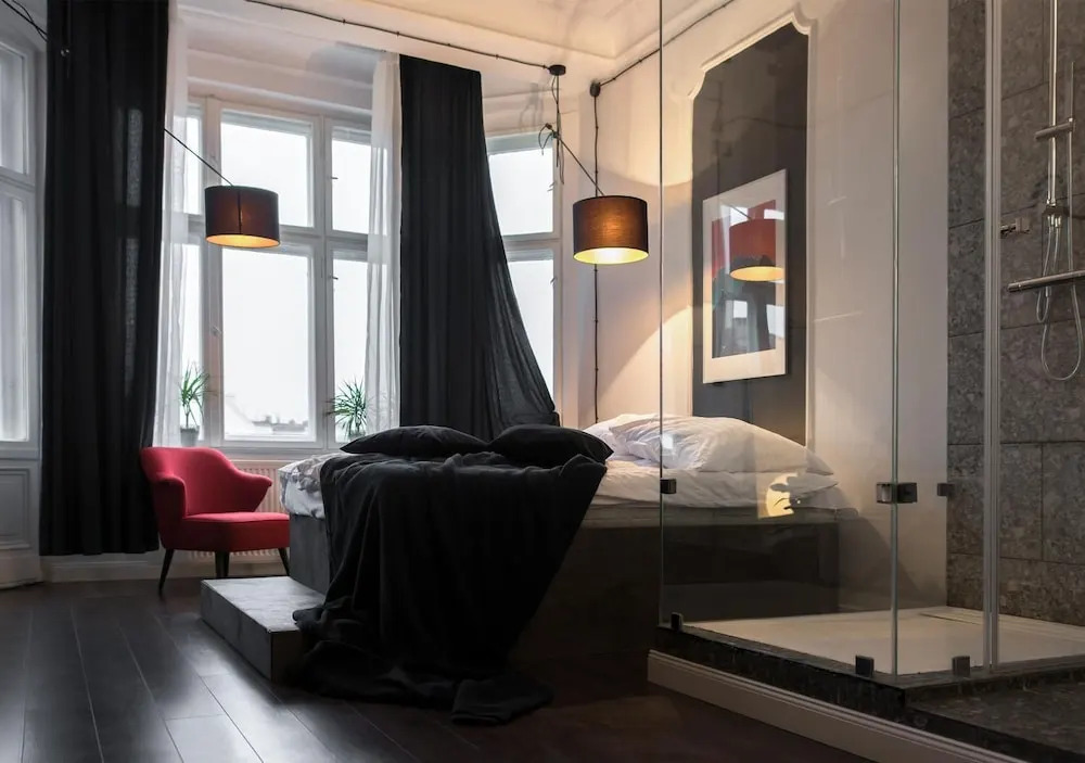 Klasyczno Nowoczesny Loft z wykuszem