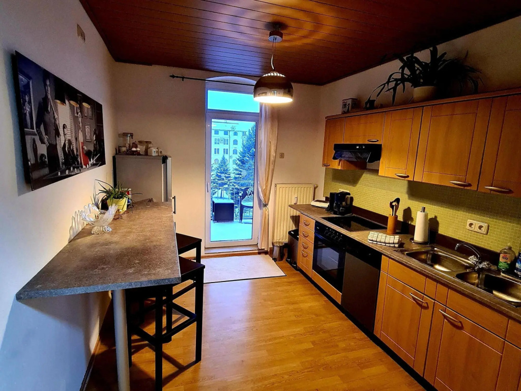 Cozy holiday apartment in Falkenstein with a fireplace