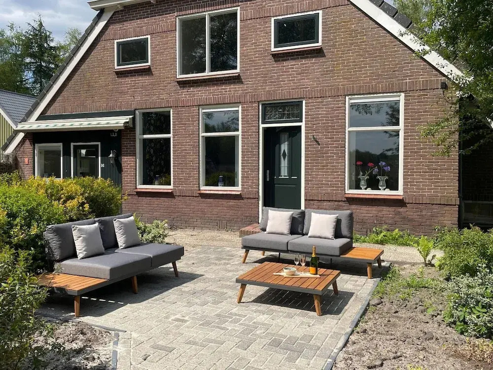 Holiday home in Schoonloo with balcony terrace