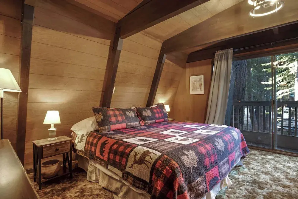 A Frame Hideaway | Floor to Ceiling Windows in the Pines