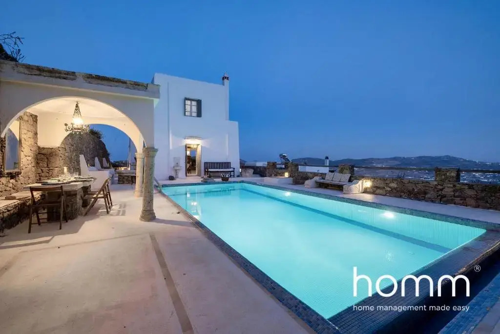 Cheerful Pool Cycladic homm 8ppl Mykonos