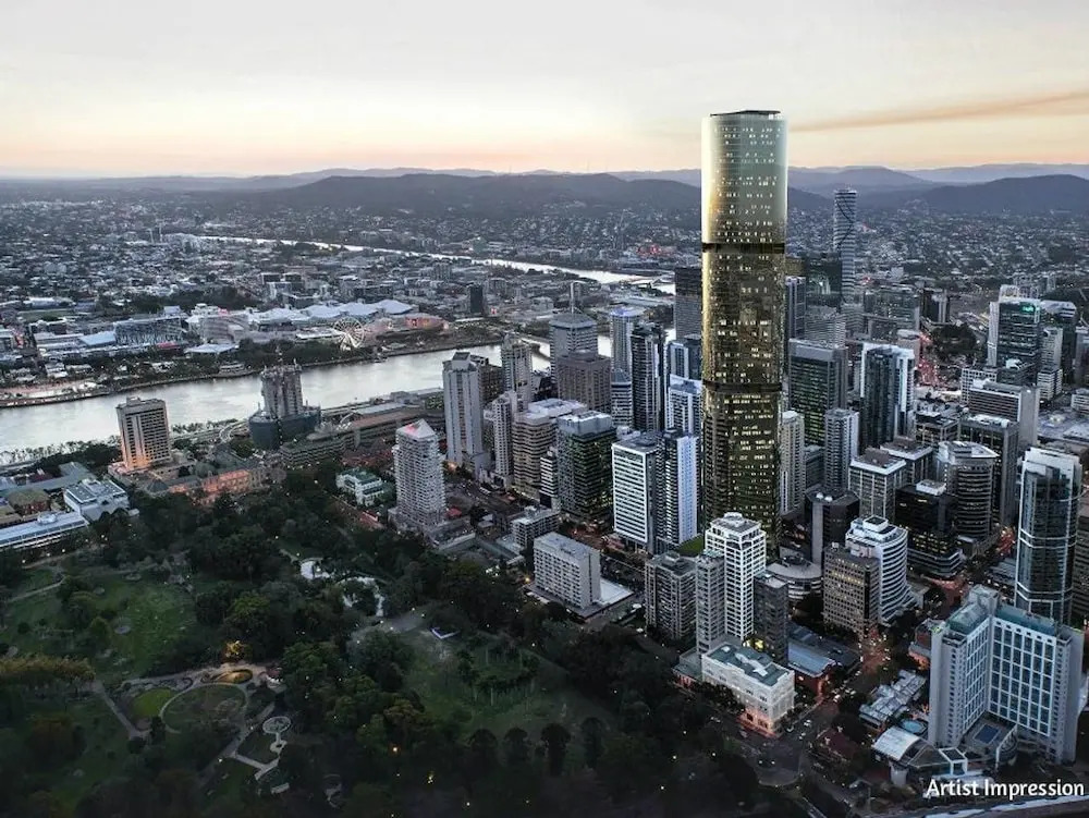SKY Heart of BNE City 2bed APT Pool& Gym Qbn222-18