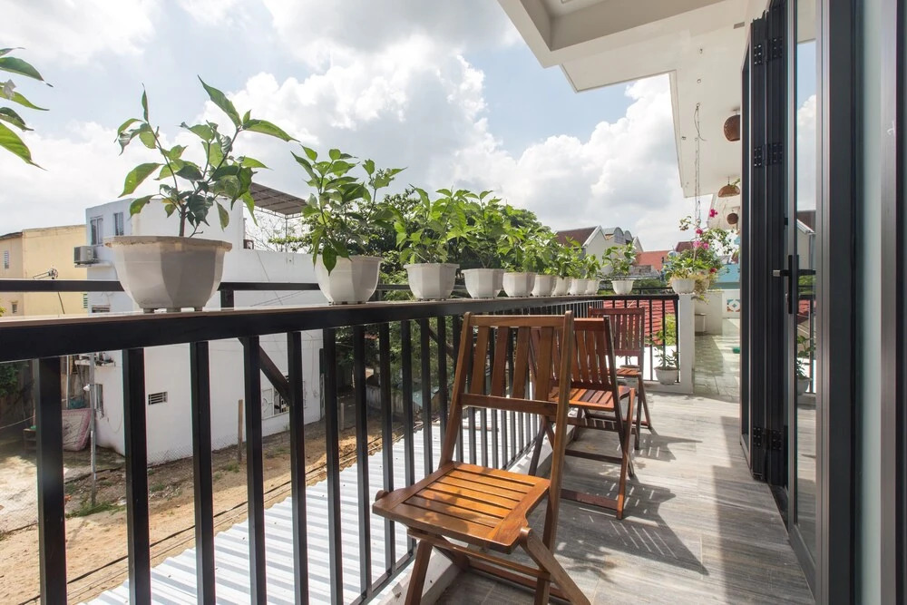 Green garden house