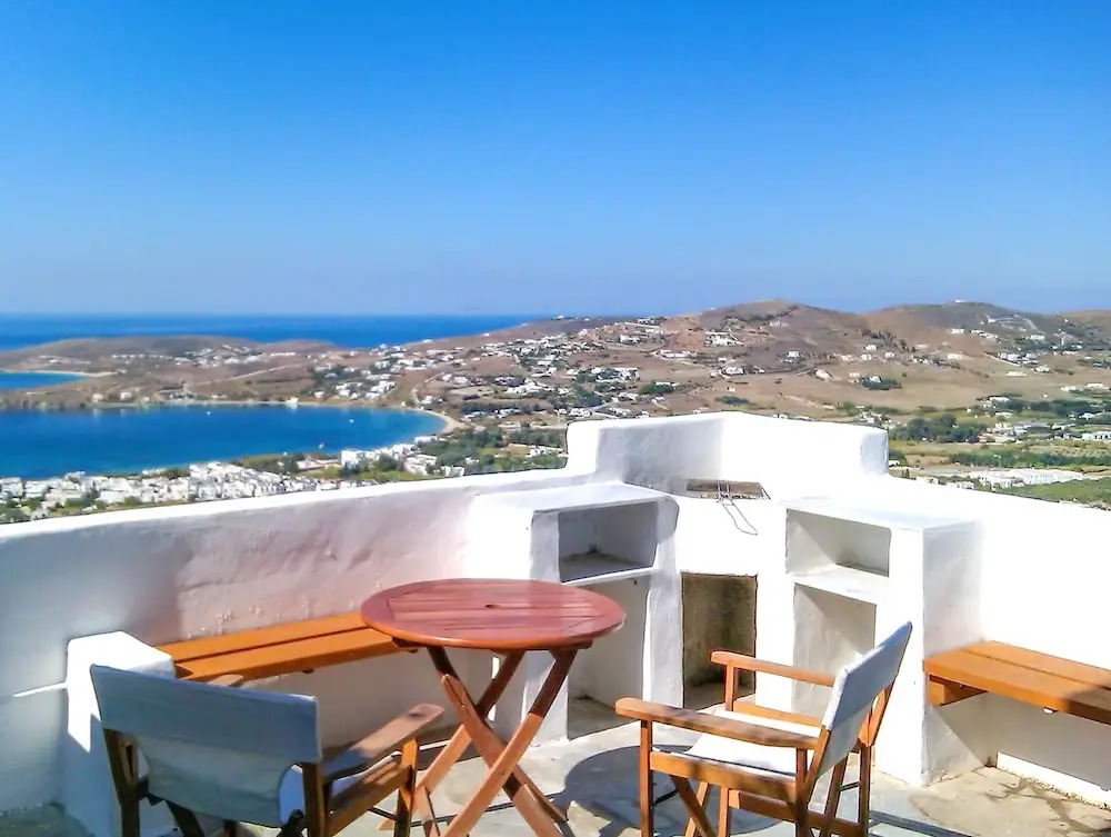 Villa With 2 Bedrooms in Paros, With Wonderful sea View, Pool Access,