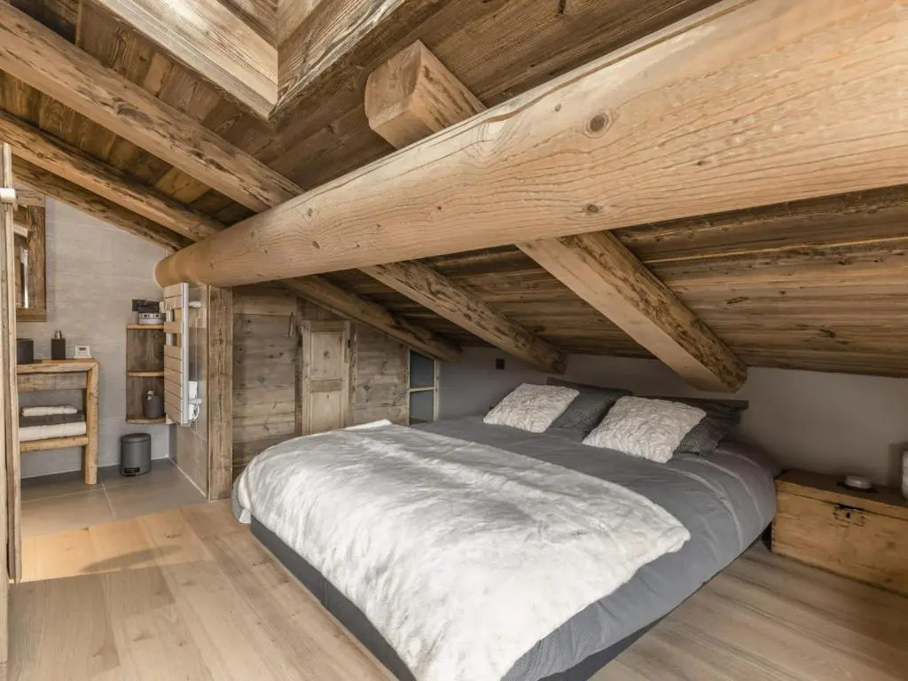 Chalet 5★, 12 pers, spa, sauna, proche pistes, 5 ch. - FR-1-304-229
