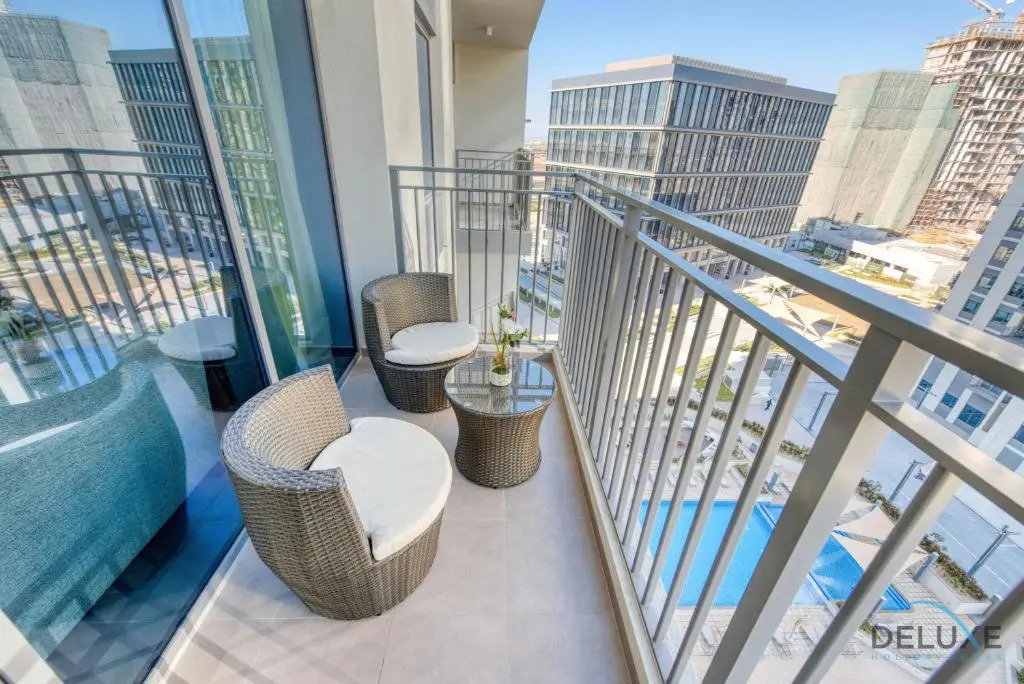 Welcoming 2-bedroom Apartment at Park Heights, Dubai Hills by Deluxe Holiday Homes
