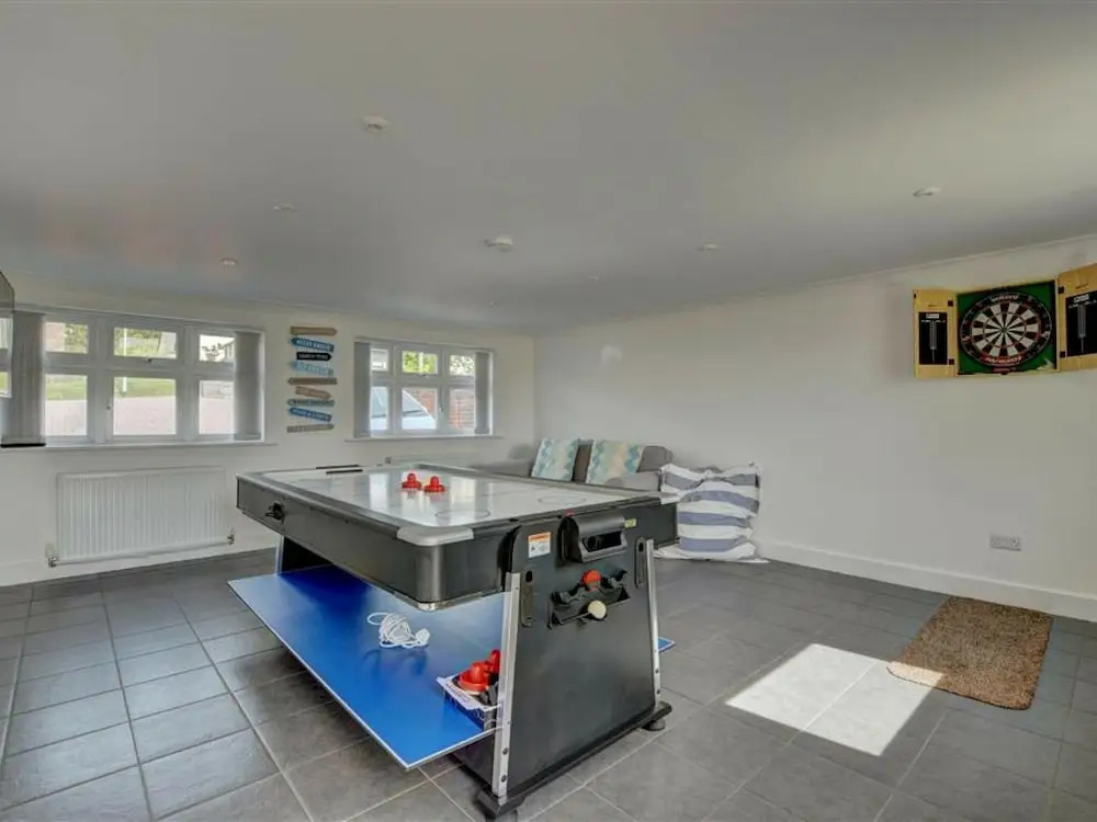 Modern Holiday Home With air Hockey Table and Stunning Views Across the Surroundings