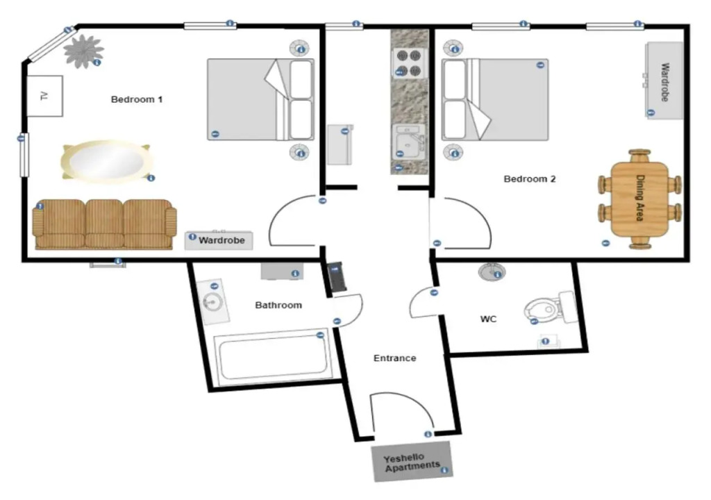 Yeshello Elegant Apartment near Central Vienna