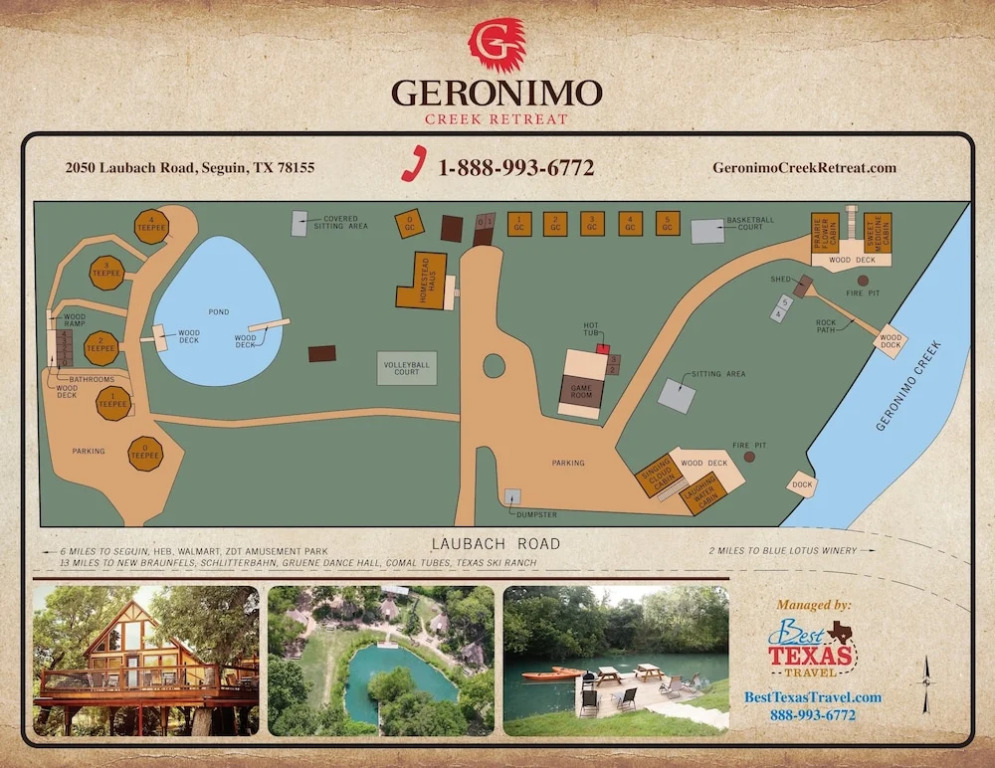 Geronimo Creek Retreat- Tipi 4 Soaring Eagle 1 Bedroom 1 Bathroom Cabi