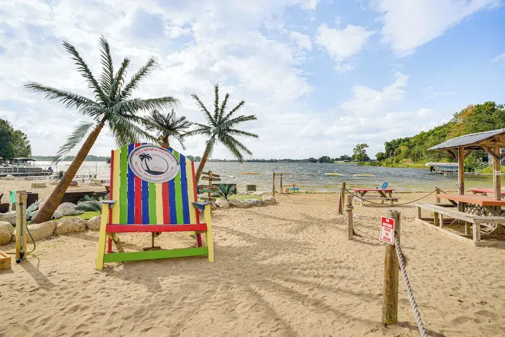 Lakefront Condo w/ Beach Access in Campbellsport!