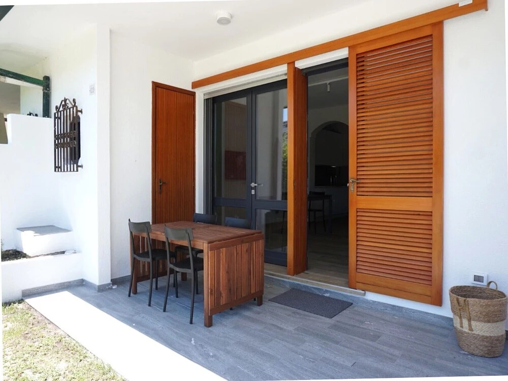 Beachside villa with private garden