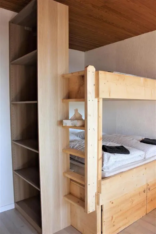 Studio sous les pistes avec vue sur la vallée