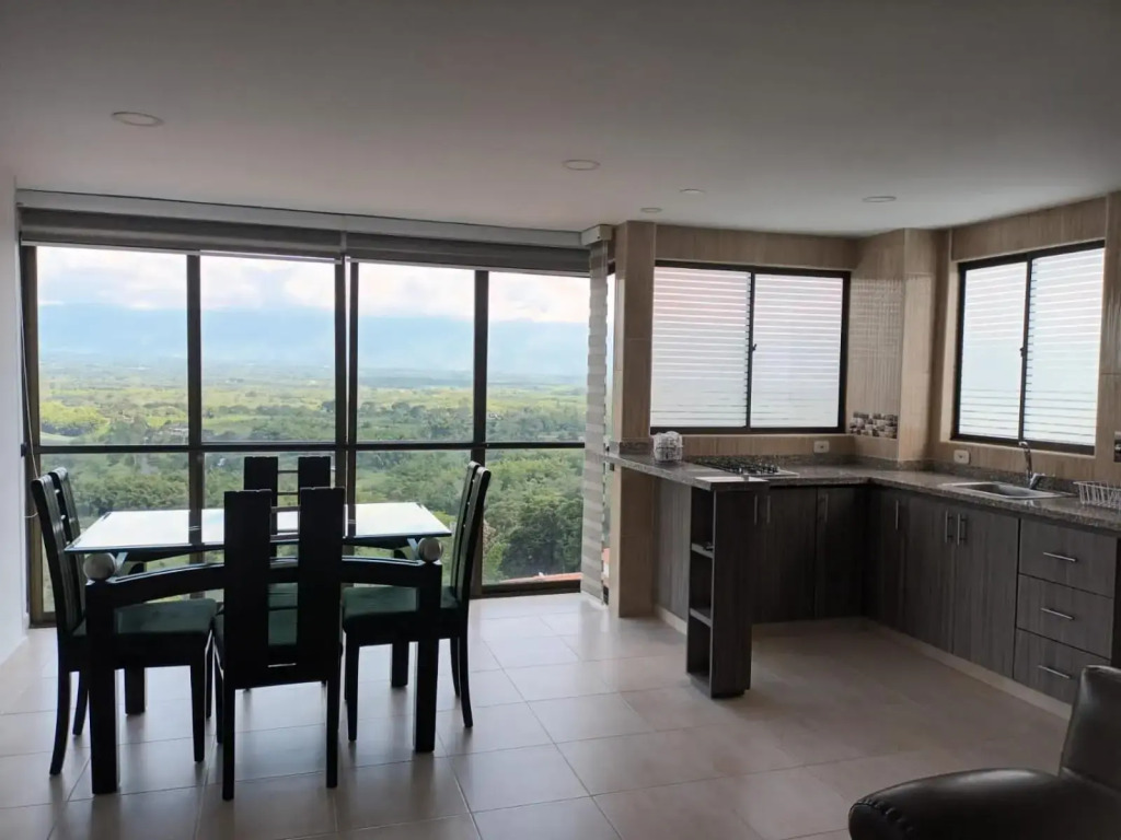 Apartamento con hermosa vista a 5 minutos del parque del café