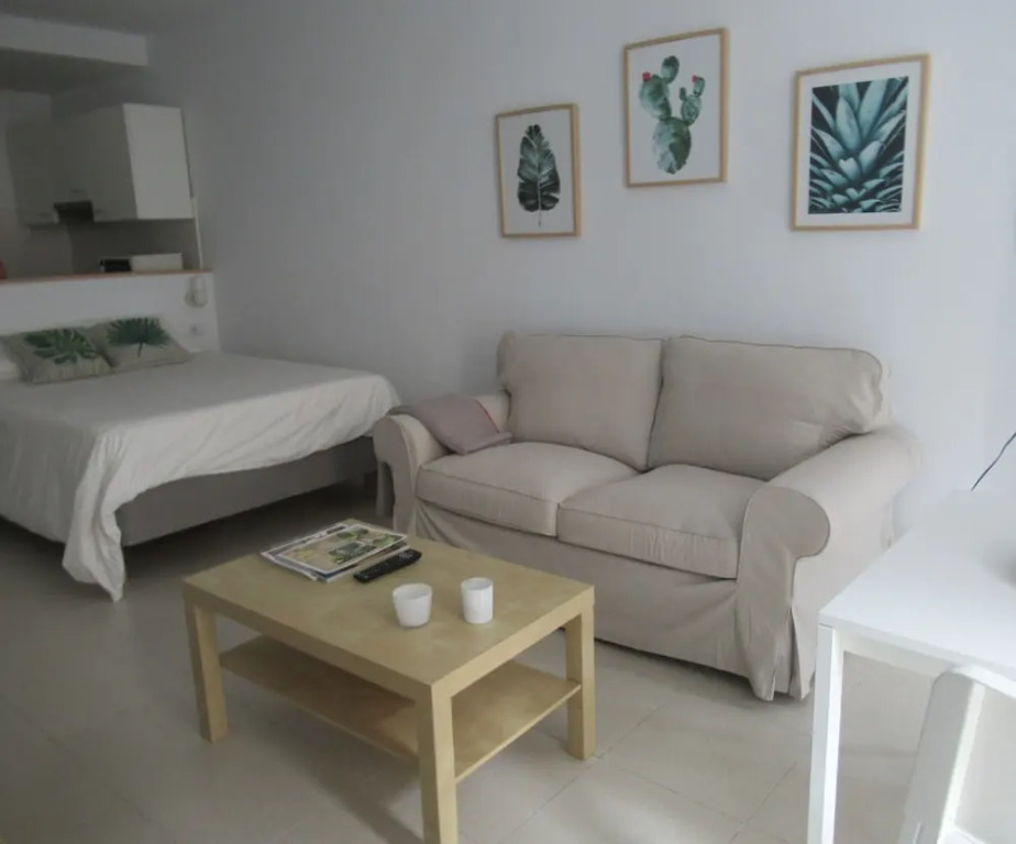 Apartamento Canteras vista mar lateral