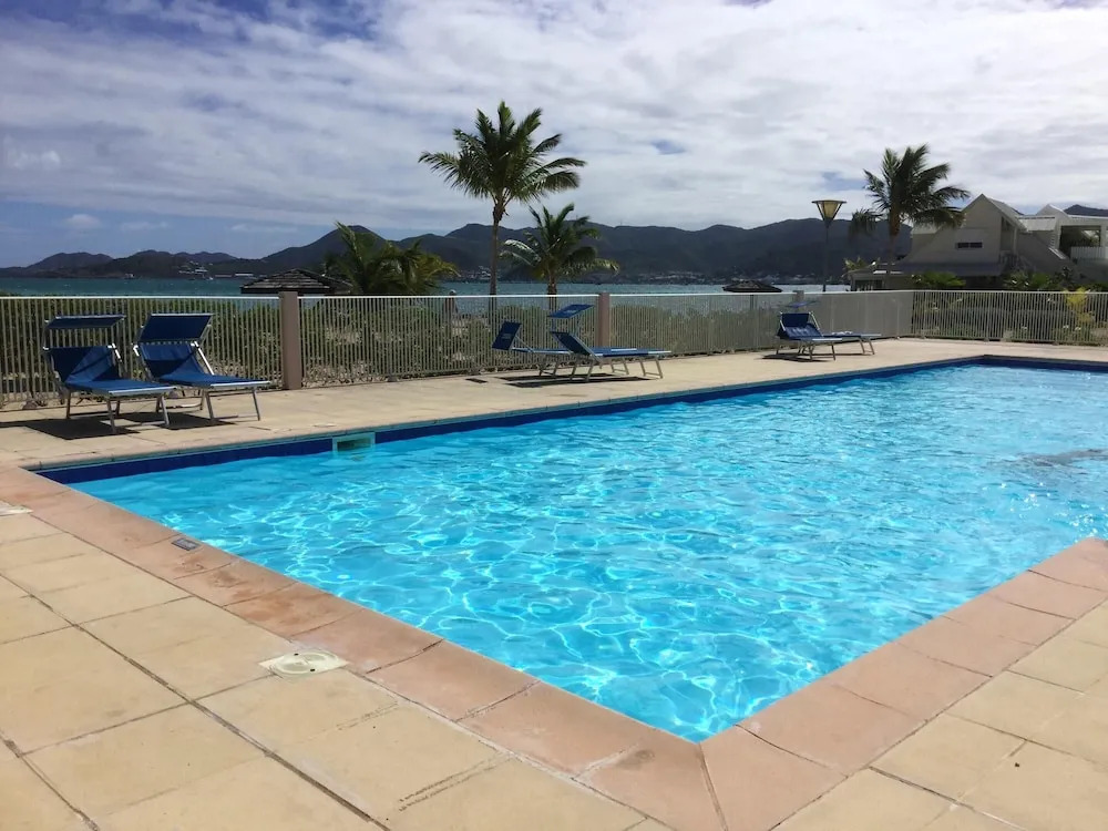 Studio in Sandy-ground, With Wonderful sea View, Shared Pool, Furnished Balcony