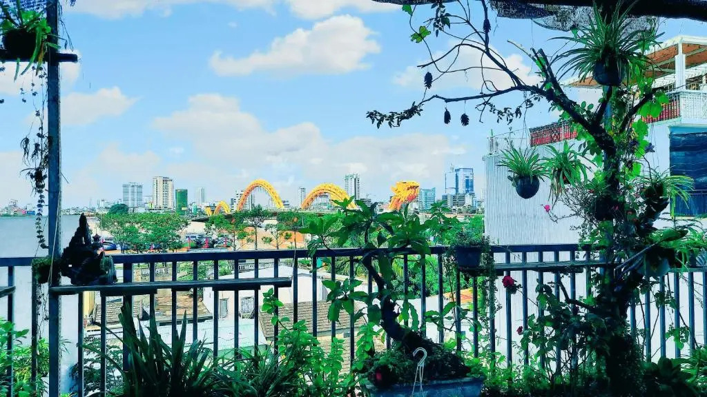 Sena home 4th-Rooftop Overlooking Danang Dragon bridge