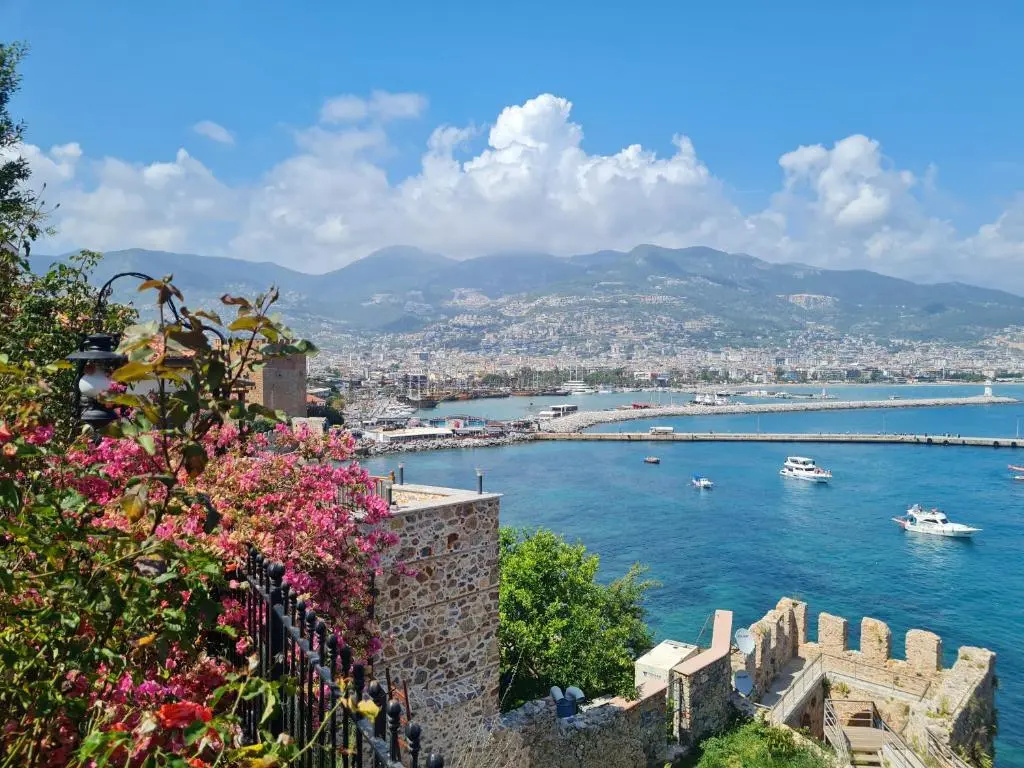 Escape to History in a Stunning Stone House with Garden and Sea View in the Heart of Alanya