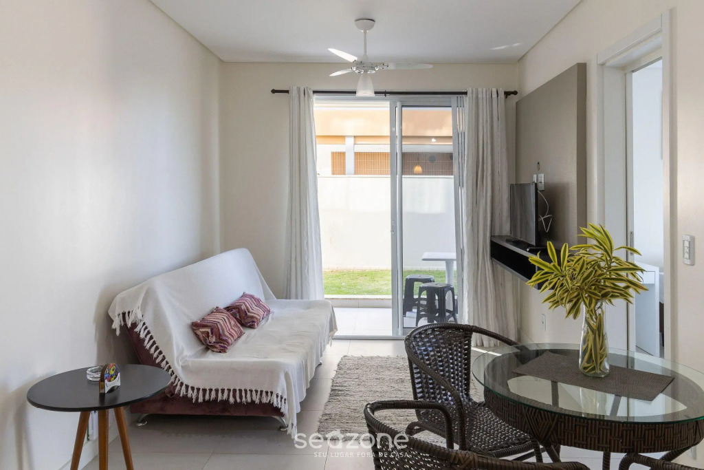 Apt Garden com churrasqueira 550m da praia CLG0001