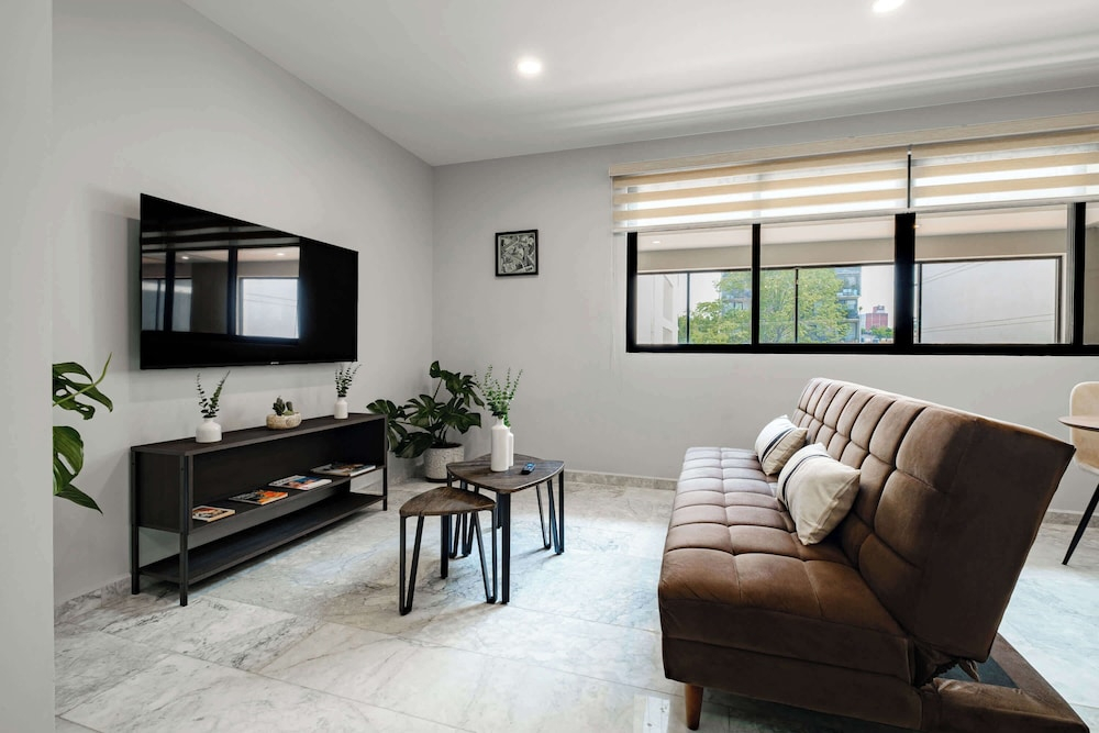 Amazing 2BR Apt in Roma Norte - Yoga Room