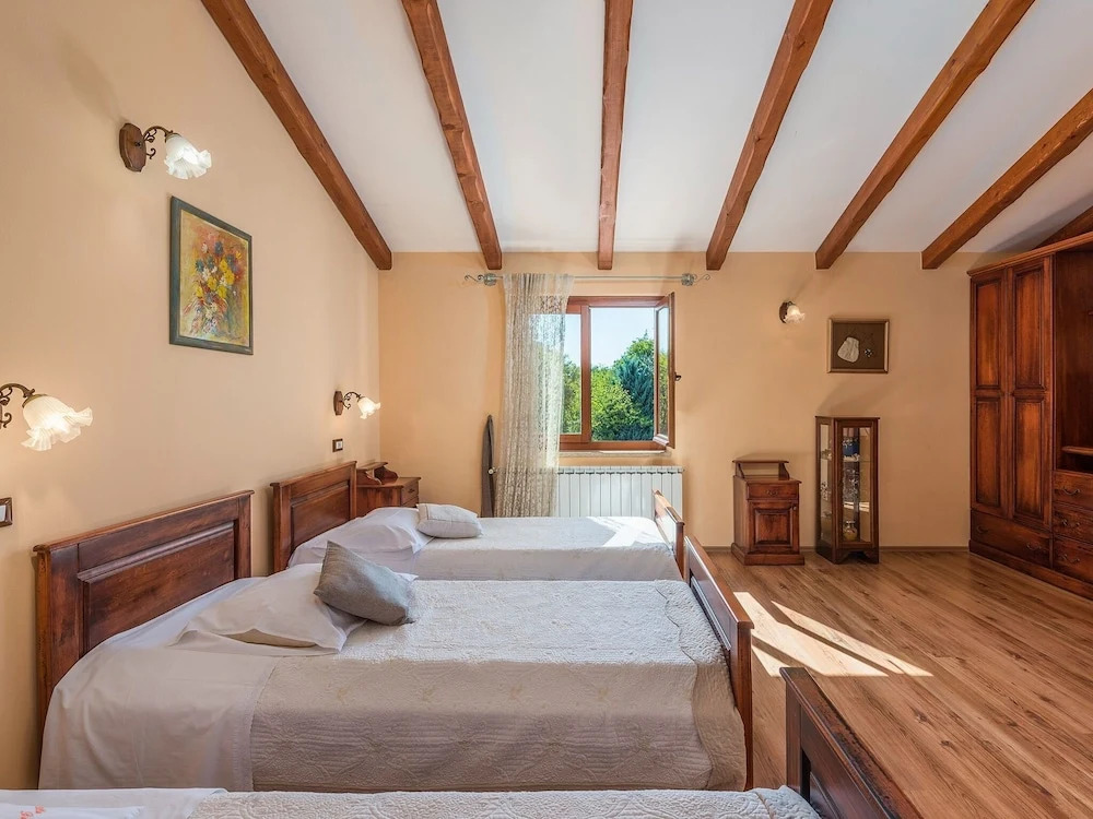 Rustically Furnished Villa With Swimming Pool and Spacious Yard Near Labin
