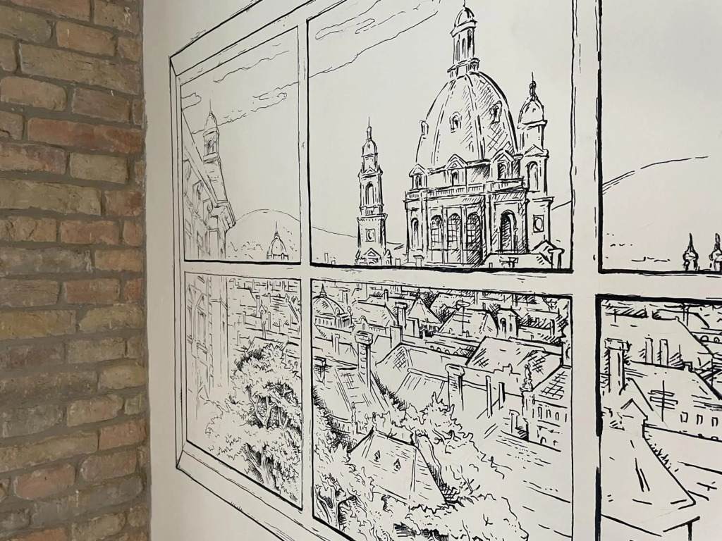 Lavender Circus Hand Drawn Apartments