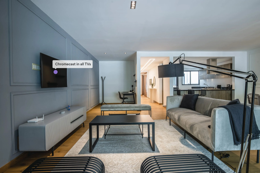Casai Huge 2 BR BA apt 5 min From Museo Soumaya Carso