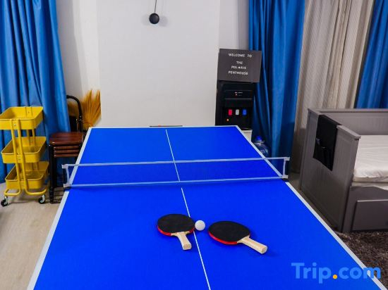 2 BR Penthouse w/ Wide Balcony and 7ft Billiards