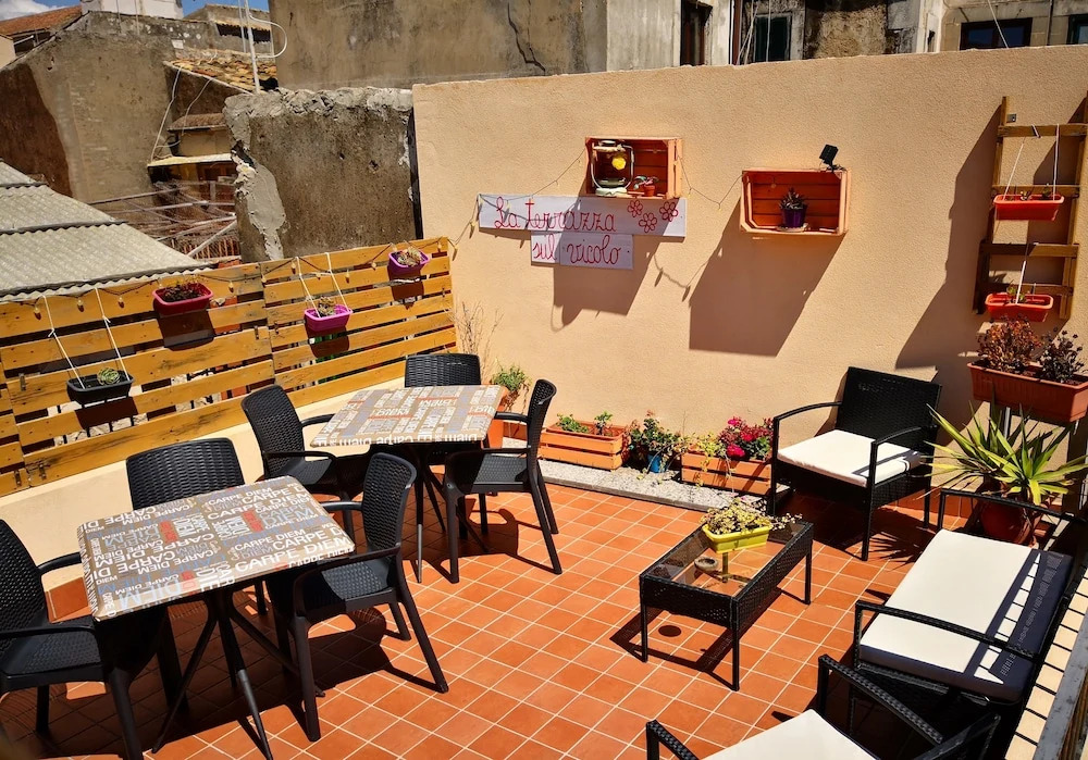 La terrazza sul vicolo della Giudecca
