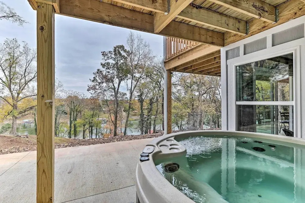 Hot Tub + Dock! Spacious Lakefront Retreat