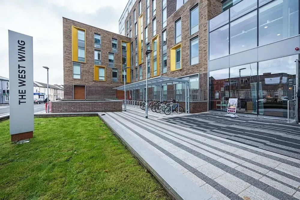 The West Wing in Cardiff - near Queens Street Railway Station