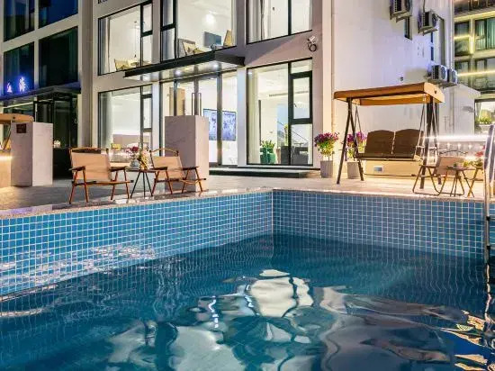 Yushan Heyue 180 ° Super Line Sunrise And Sea View Swimming Pool Villa Luxury And Beautiful Stay