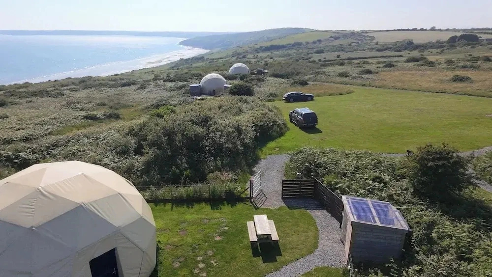 Geodesic Dome With sea Views