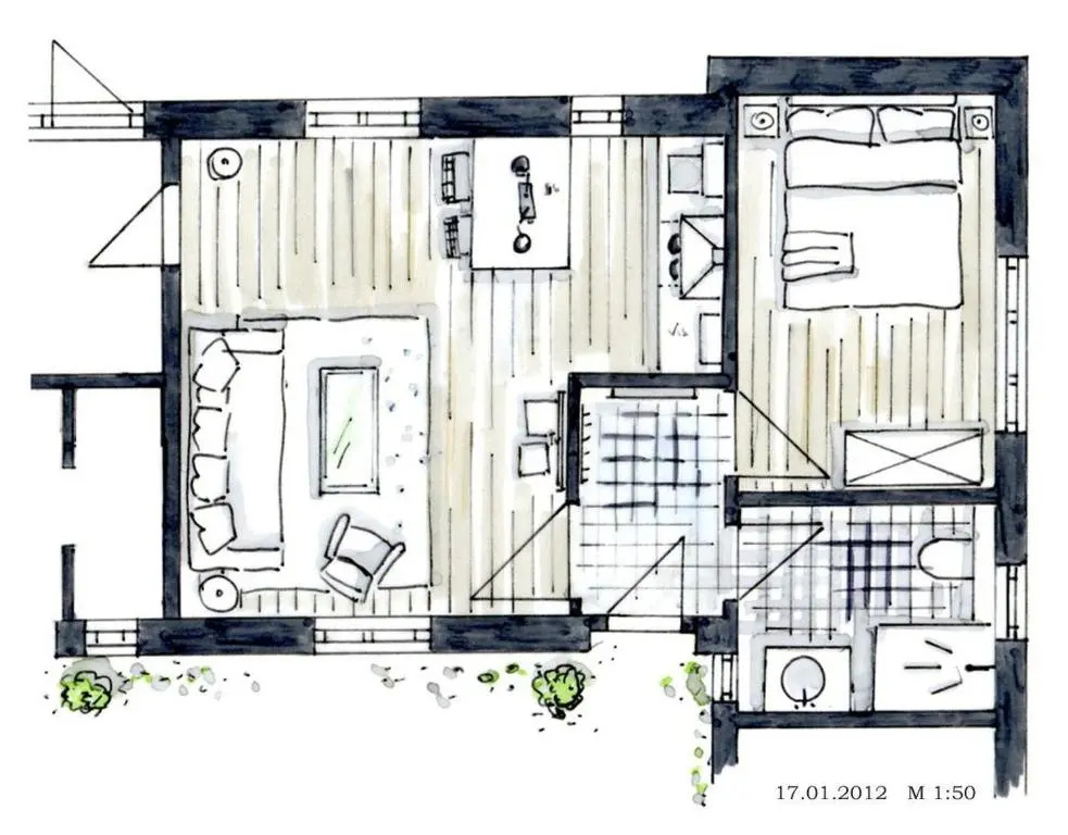 von Deska Countryhouses Offiziers Apartment