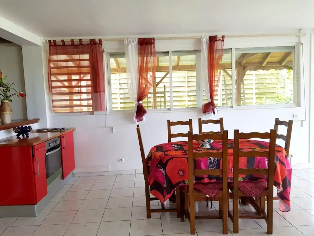 Apartment with 3 Bedrooms in Sainte-Rose, with Wonderful Sea View, Pool Access, Enclosed Garden - 8 Km From the Beach